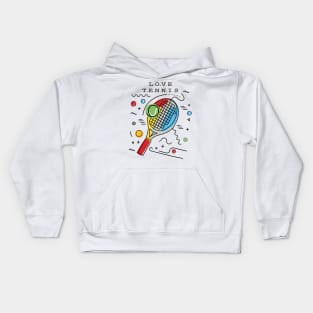 Love Tennis Kids Hoodie